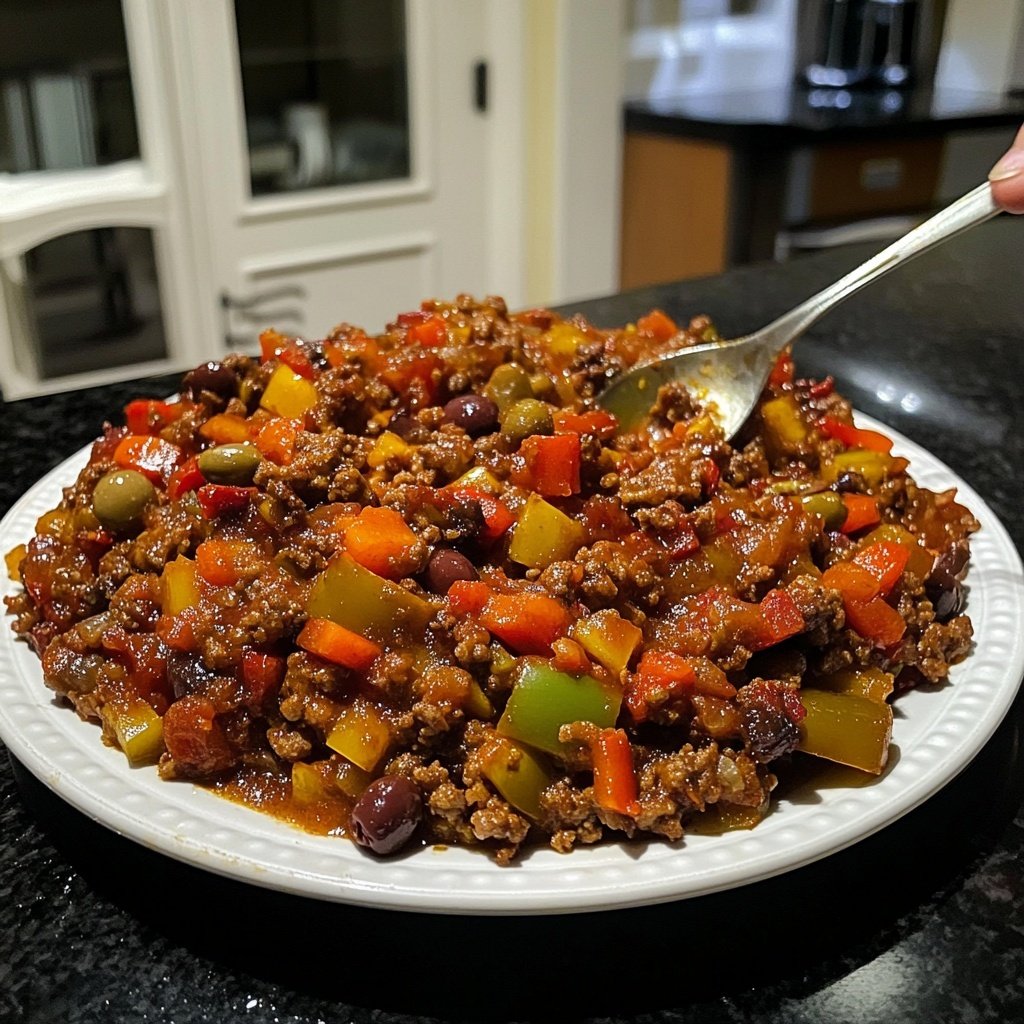 Hackfleisch Pfanne mediterran