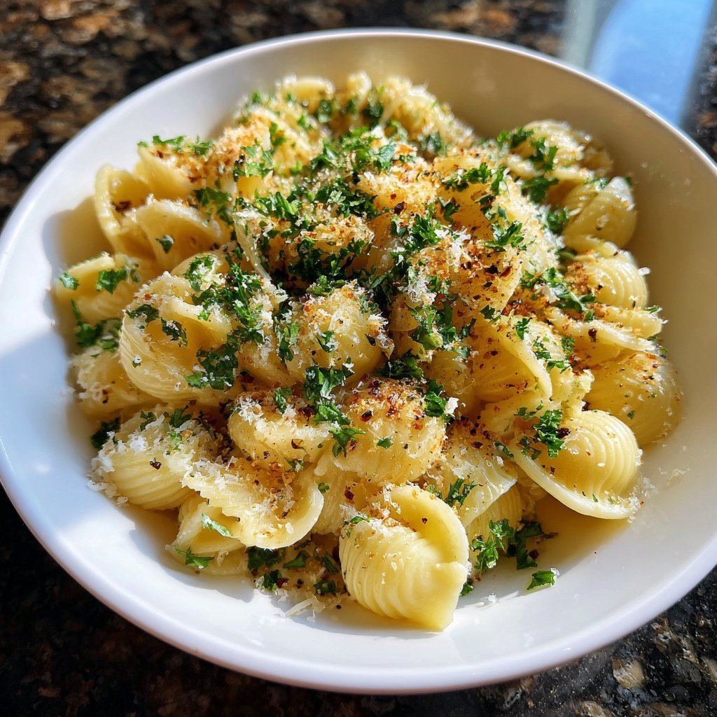 Schnell & Einfach 15-Minuten Knoblauchpasta