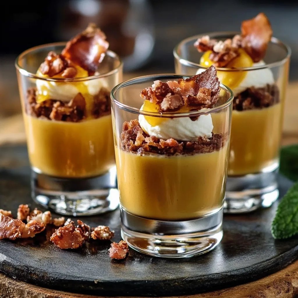 Vorspeisensüppchen im Glas