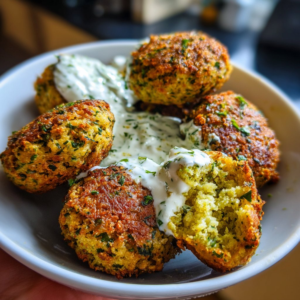Falafel mit Kräuterjoghurt