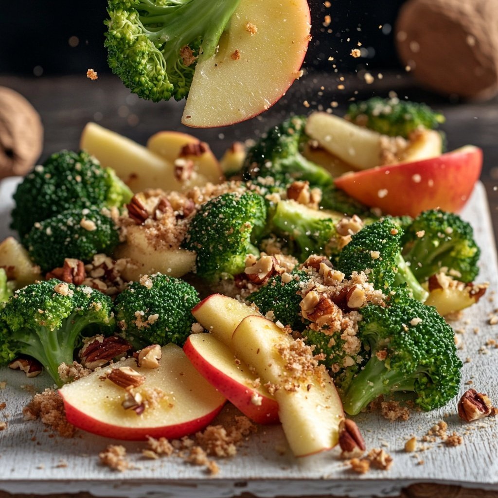 Brokkoli-Salat mit Apfel – Frisch und fruchtig