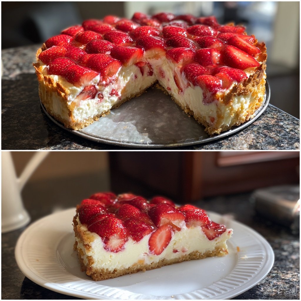 Erdbeer Schmand Kuchen Klassisch