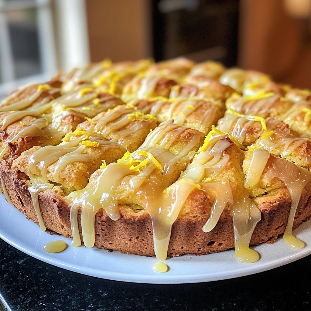 Zitronenkuchen mit Olivenöl